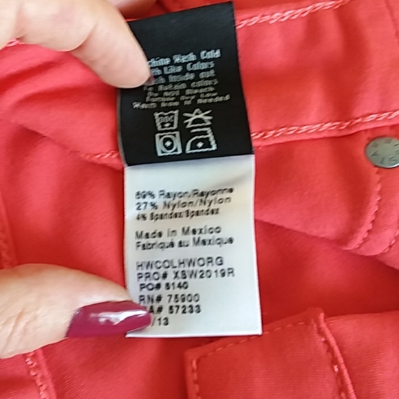 NWT Big Star coral pink legging size 26 - Picture 8 of 8